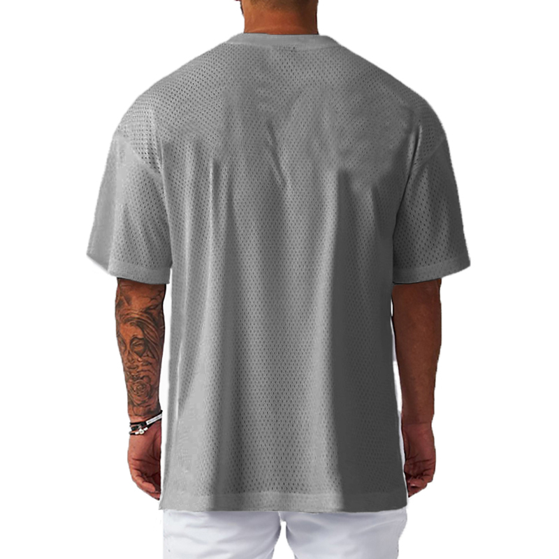 Oversized Loose Short Sleeve Q - Muscle Tee Workout recension och pris