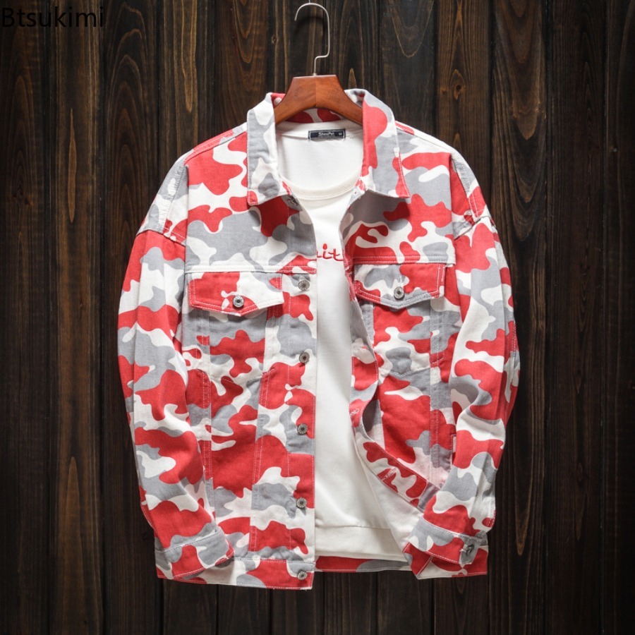 Spring Autumn Men's Fashion De - Mens Fashion Denim Jacket recension och pris