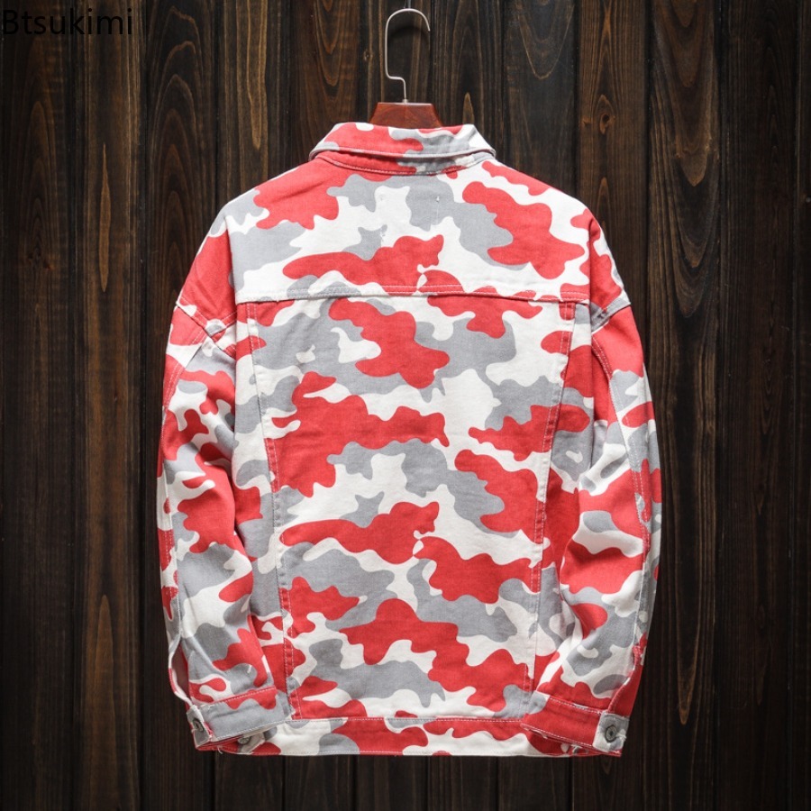 Spring Autumn Men's Fashion De - Mens Fashion Denim Jacket recension och pris