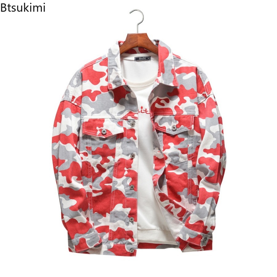 Spring Autumn Men's Fashion De - Mens Fashion Denim Jacket recension och pris