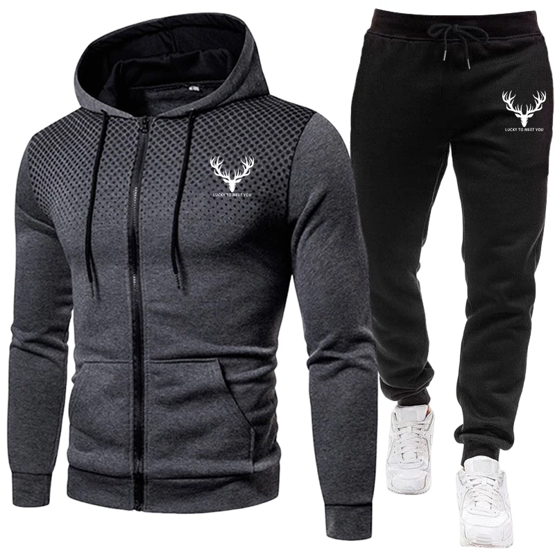 2026 New Arrival Men's Set Zip - Jogger Sweatpants Men recension och pris