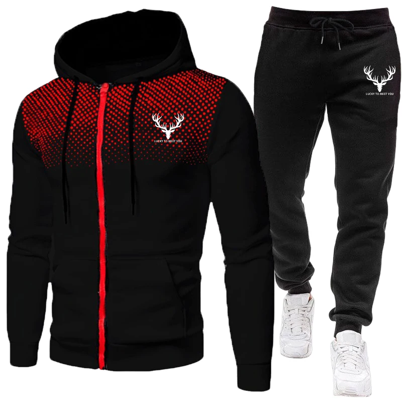 2026 New Arrival Men's Set Zip - Jogger Sweatpants Men recension och pris