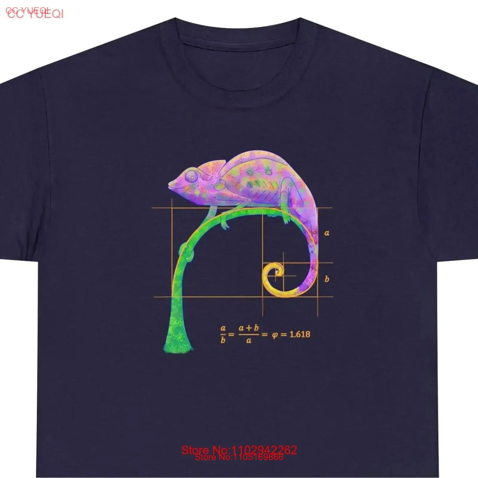 Fibonacci Chameleon T shirt UK - Men'S Fashion Uk recension och pris