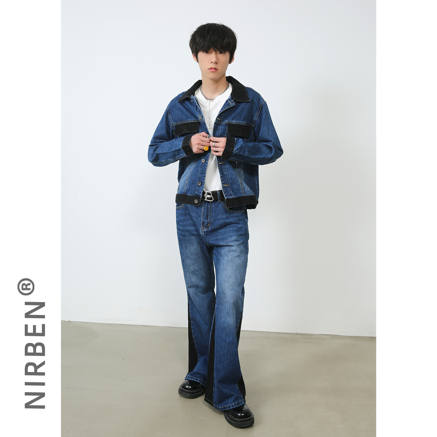 Denim New Denim Jacket Set Mal - Mens Fashion Denim Jacket recension och pris