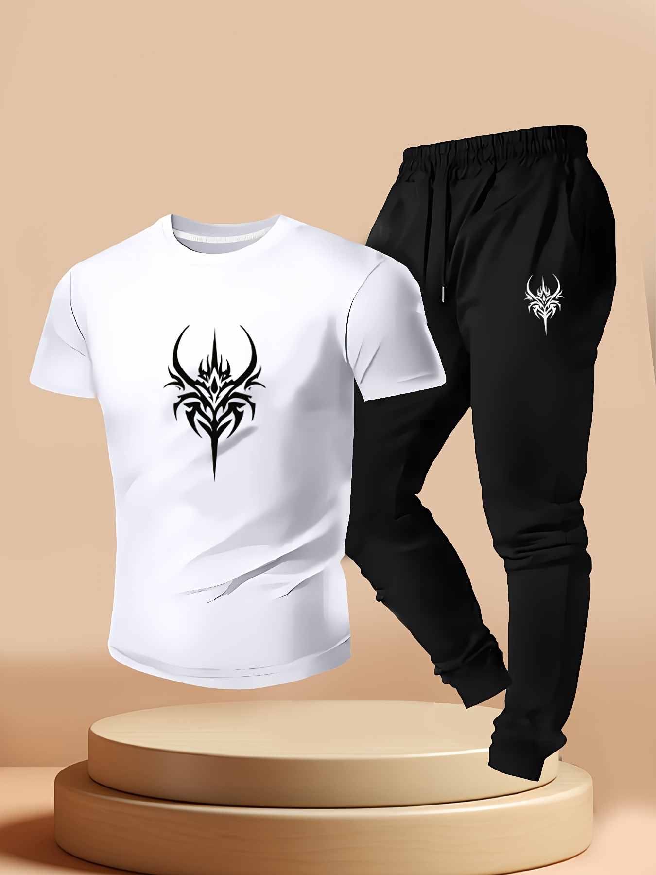 Men Trendy 2pcs Jogger Set, Da - Jogger Sweatpants Men recension och pris