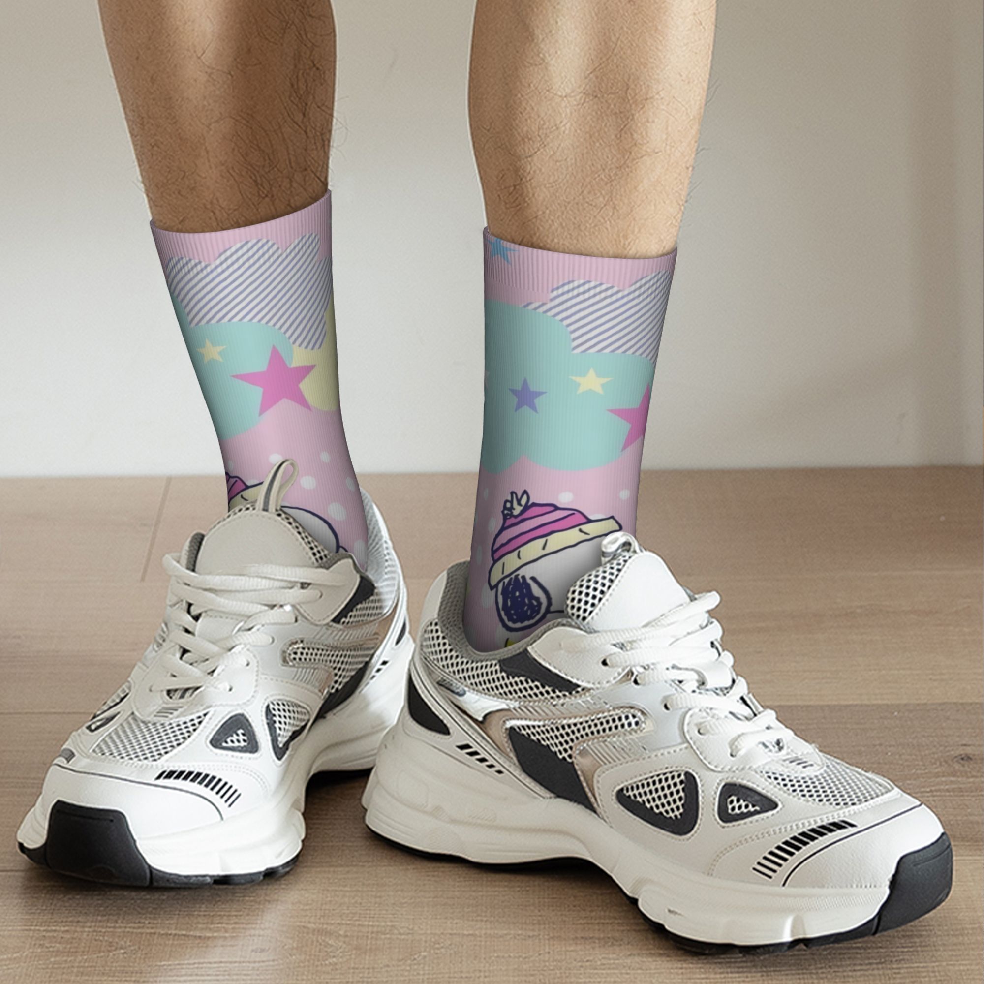 Cartoon Cute S-Snoopys Socks M - Men'S Fashion Youtube recension och pris