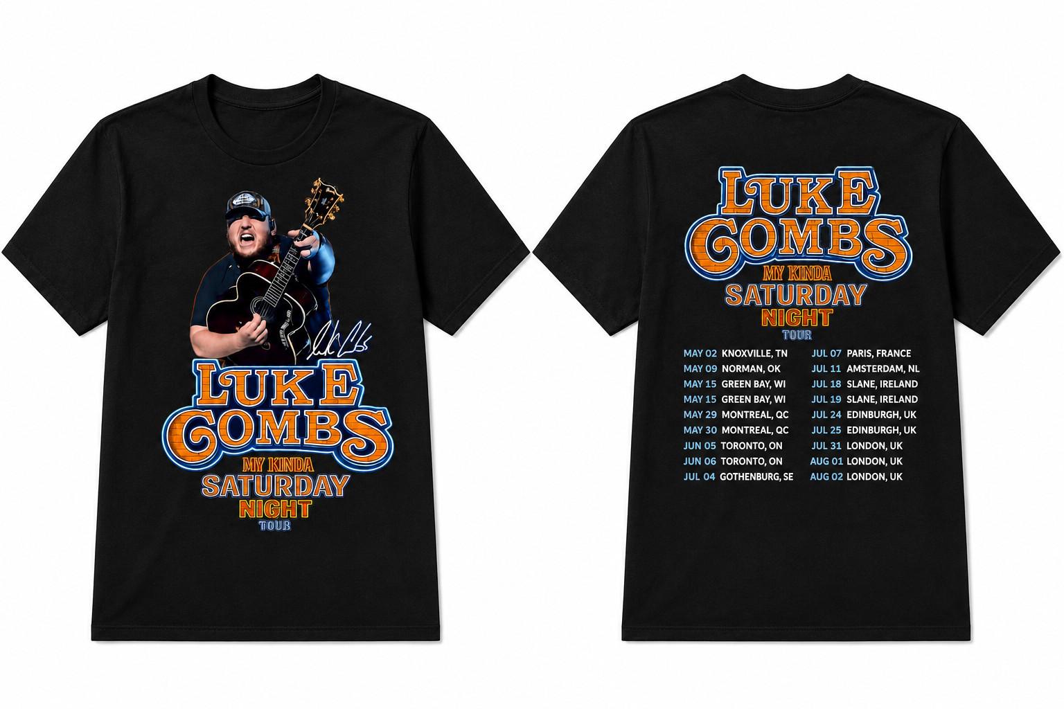 Luke Combs My Kinda Saturday N - Men'S Fashion Uk recension och pris